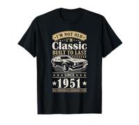 Vintage 1951 Birthday Classic Car For Legends Born In 1951 Camiseta