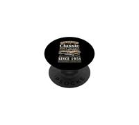 Vintage 1951 Birthday Classic Car For Legends Born In 1951 PopSockets PopGrip Adhesivo
