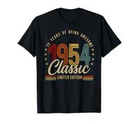 Vintage 1954 72nd Birthday 72 yr Classic Limited Edition Men Camiseta