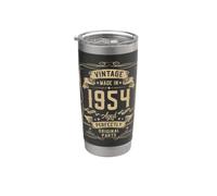 Vintage 1954 72yr 72nd Birthday Gifts for Men 72 Years Old Vaso térmico de acero inoxidable de doble pared