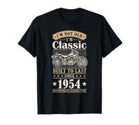 Vintage 1954 Birthday Classic Biker For Legends Born In 1954 Camiseta