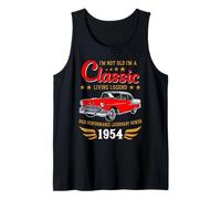 Vintage 1954 Birthday Classic Car for Legends Born In 1954 Camiseta sin Mangas