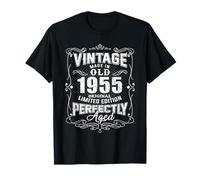 Vintage 1955 70th Birthday Gifts 70 Year Old For Men Women Camiseta