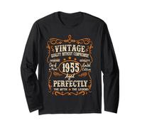 Vintage 1955 70th Birthday Gifts 70 Year Old For Men Women Manga Larga
