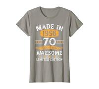 Vintage 1956 70 Años Cumpleaños Hombre Regalo Made In 1956 Camiseta, Mujer, Pizarra, XXL
