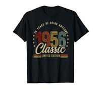 Vintage 1956 70th Birthday 70 yr Classic Limited Edition Men Camiseta
