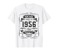 Vintage 1956 70yr 70th Birthday Gifts for Men 70 Years Old Camiseta