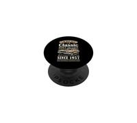 Vintage 1957 Birthday Classic Car For Legends Born In 1957 PopSockets PopGrip Adhesivo