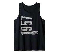 Vintage 1957 Edición Limitada Born In 1957 69th B-Day Retro Camiseta sin Mangas