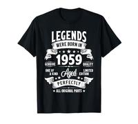 Vintage 1959 66 Year Old Gifts For Men Women 66th Birthday Camiseta