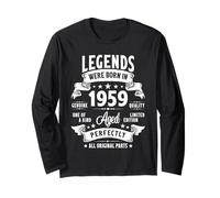 Vintage 1959 66 Year Old Gifts For Men Women 66th Birthday Manga Larga