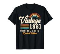 Vintage 1961 Piezas Originales 65 Aniversario Retro Camiseta