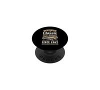 Vintage 1962 Birthday Classic Car For Legends Born In 1962 PopSockets PopGrip Adhesivo
