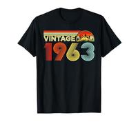 Vintage 1963 Classic Year 1963 Birth of Birthday Vintage Camiseta