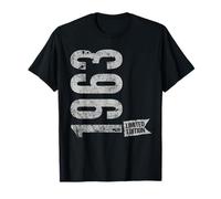 Vintage 1963 Edición Limitada Born In 1963 63rd B-Day Retro Camiseta