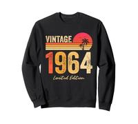 Vintage 1964 Limited Edition Retro Year Birth of Birthday Sudadera