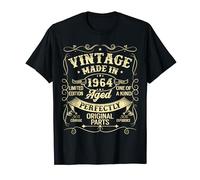 Vintage 1964 Made Or Born In 1964 Original Parts Birthday Camiseta