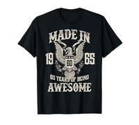 Vintage 1965 60th Birthday 60 Years of Being Awesome Camiseta