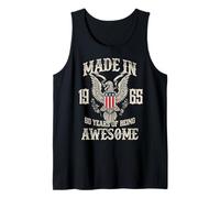 Vintage 1965 60th Birthday 60 Years of Being Awesome Camiseta sin Mangas