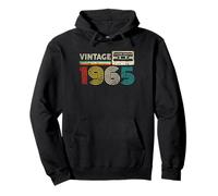 Vintage 1965 Classic Birthday 1965 Cassette Tape Vintage Sudadera con Capucha