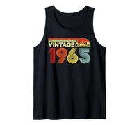 Vintage 1965 Classic Year 1965 Birth of Birthday Vintage Camiseta sin Mangas