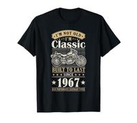 Vintage 1967 Birthday Classic Biker For Legends Born In 1967 Camiseta
