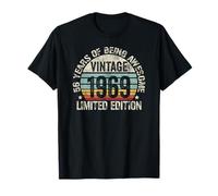 Vintage 1969 Birthday Gift Shirt 56 Years of Awesome Camiseta