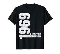 Vintage 1969 Limited Edition Classic 1969 Men Women Birthday Camiseta, Hombre, Negro, 4XL