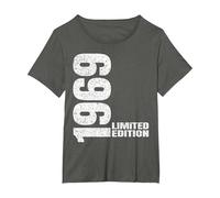 Vintage 1969 Limited Edition Classic 1969 Men Women Birthday Camiseta, Mujer Tallas Grandes, Asfalto, 2XL Grande