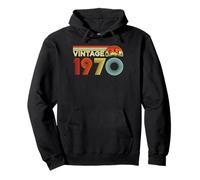 Vintage 1970 Classic Year 1970 Birth of Birthday Vintage Sudadera con Capucha