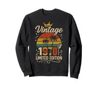 Vintage 1970 Limited Edition Men Women Birthday 1970 Vintage Sudadera
