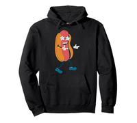Vintage 1970s groovy star gafas de sol hot dog divertido años 60 Sudadera con Capucha