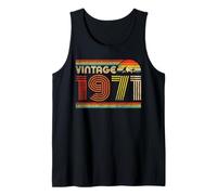 Vintage 1971 Classic 1971 Vintage Year Men Women Birthday Camiseta sin Mangas