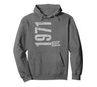 Vintage 1971 Edición Limitada Born In 1971 55th B-Day Retro Sudadera con Capucha