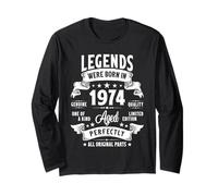 Vintage 1974 51 Year Old Gifts For Men Women 51st Birthday Manga Larga