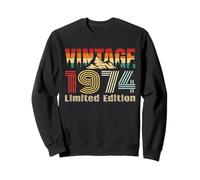 Vintage 1974 Limited Edition Retro Year Vintage Birthday Sudadera