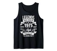 Vintage 1975 50 Year Old Gifts For Men Women 50th Birthday Camiseta sin Mangas