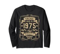 Vintage 1975 50 Years Old Gifts for Men 50yr 50th Birthday Manga Larga