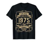 Vintage 1975 50yr 50th Birthday Gifts for Men 50 Years Old Camiseta