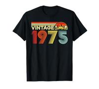 Vintage 1975 Classic Year 1975 Birth of Birthday Vintage Camiseta