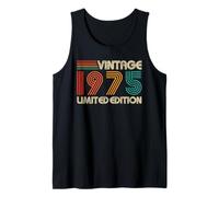 Vintage 1975 Limited Edition Classic 1975 Men Women Vintage Camiseta sin Mangas