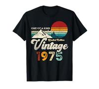 Vintage 1975 Montañas Águila Retro 50 Cumpleaños Camiseta