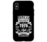 Vintage 1976 49 Year Old Gifts For Men Women 49th Birthday Carcasa para iPhone X/XS