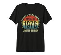 Vintage 1976 50 Años Cumpleaños Hombre Regalo Made In 1976 Camiseta Premium