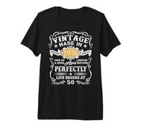 Vintage 1976 50 Años Cumpleaños Hombre Regalo Made In 1976 Camiseta Premium