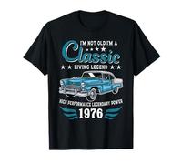 Vintage 1976 Birthday Classic Car for Legends Born In 1976 Camiseta