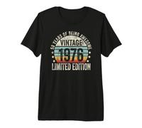 Vintage 1976 Limited Edition 50th Birthday Gift 50 Years Old Camiseta Premium