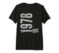 Vintage 1978 Edición Limitada Born In 1978 48th B-Day Retro Camiseta Premium
