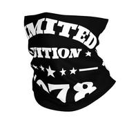 Vintage 1978 Edición Limitada Cumpleaños 47 Impresionante Desde 1978 Unisex Pañuelo De Cabeza Microfibra Polainas De Cuello Elástico Sombreros para Senderismo Correr Yoga