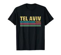 Vintage 1980s Style Tel Aviv Israel Camiseta Camiseta